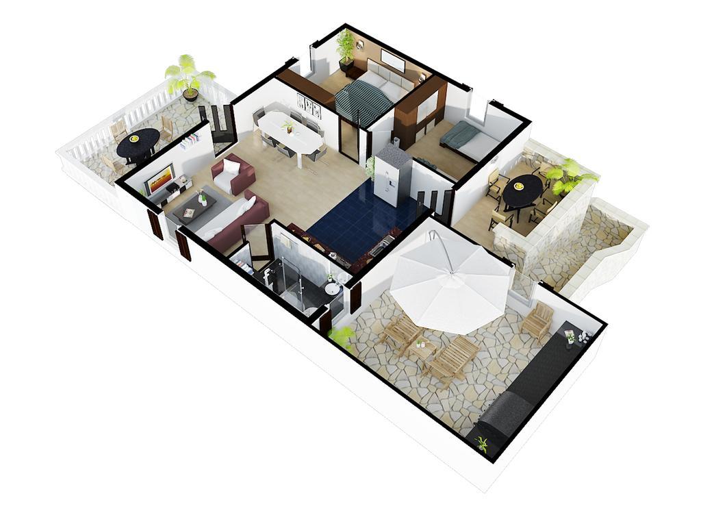 Villa More 3 Apartments A-10, A-11 And A-12 , 4-4-6 Beds Bobovisca Extérieur photo